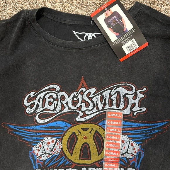 Aerosmith Deuces Wild Graphic Tee Shirt - Picture 2 of 2